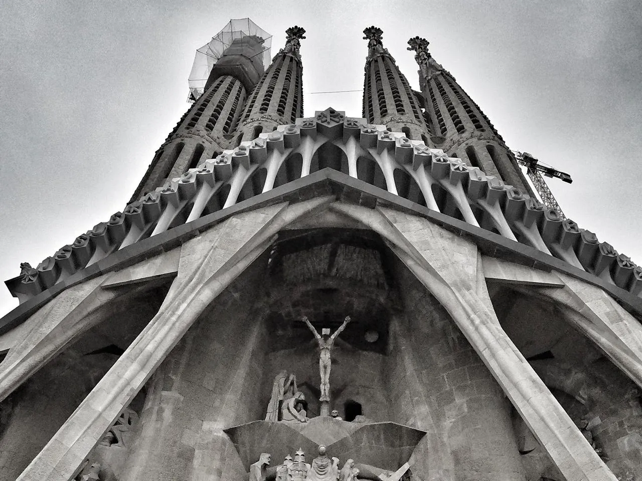 圣家堂受难立面